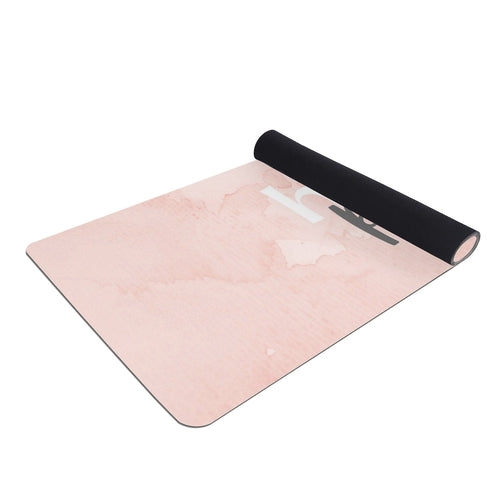 Uniquely You Yoga Mat, Hello Peace Peach Marble